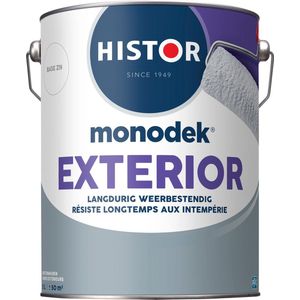 Histor Monodek Exterior - Muurverf - Mat - Langdurig Weerbestendig - Vuilafstotend - 1 Liter - Wit
