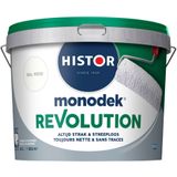 Histor MonoDek Revolution Muurverf Mat - Goed Reinigbaar - Optimale Dekking – Afwasbaar - 10L - RAL 9010