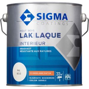 Sigma Lak Interieur Zijdeglans Ral9010 2,5l