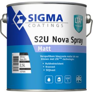 Sigma S2U Nova Spray Matt  2,5 LTR - Wit