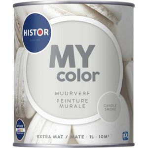 Histor My Color Muurverf Extra Mat Candle Smoke 1 LTR