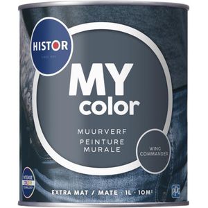Histor MY color Muurverf Extra Mat - Wing Commander 1 Liter - Muurverf - Verfwinkel is tot 50% goedkoper