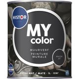 Histor Muurverf My Color Extra Mat Whitby Jet 1l