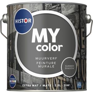 Histor My Color Muurverf Extra Mat Summer ShadowMuurverf 2,5 LTR