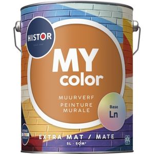 Histor MY color Muurverf - Extra Mat 1 liter 100% Wit - Muurverf
