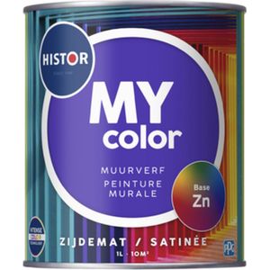 Histor MY color Muurverf Zijdemat - 5 Liter - Wit / Kleur | 8716242977001 | Histor Muurverf