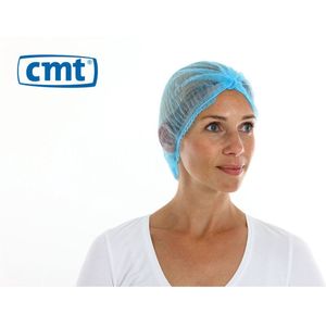 CMT - Clip Caps - Blauw - 100 Haarnetjes - Latexvrij - Non-woven