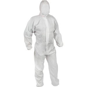 Wegwerp overall Maat XXL met capuchon