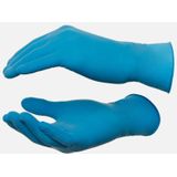 Handschoenen latex poedervrij Small blauw 1doos/100 stuks - 653710 S