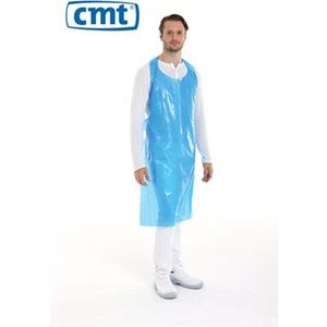 CMT - Schort Geruwd - Blauw - 160 x 90 cm - 200 Stuks