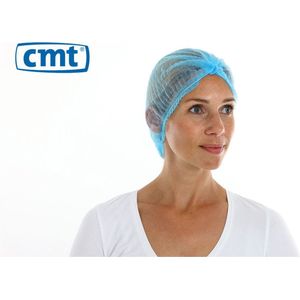 CMT haarnetjes non woven, 1000 stuks Blauw 53 cm