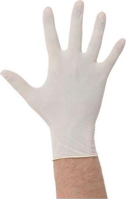 CMT - Latex Handschoenen - Poedervrij - Wit - 100 Stuks