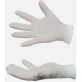 CMT latex handschoen, wit, poedervrij, 1000 stuks XL