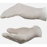 CMT latex handschoen, wit, poedervrij, 1000 stuks XL