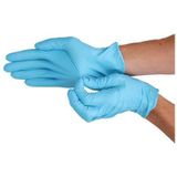Nitril handschoenen poedervrij blauw stuks CMT