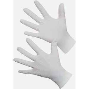 Soft Nitril Handschoenen Poedervrij Wit 100 stuks