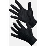 Soft Nitril handschoenen poedervrij Small zwart 10x100/ds - 651301 S