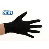 Soft Nitril handschoenen poedervrij Large zwart 10x100/ds - 651303 L