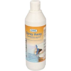 Desinfectie CMT Spray-Away alcohol 500ml exclusief verstuiver [12x]