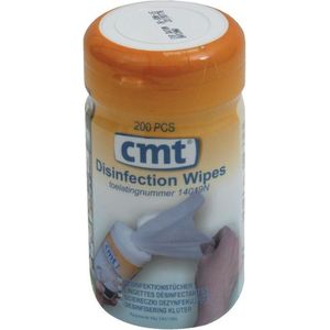 Schoonmaakdoeken - Blauw - 200 Stuks - Ethanol en Isopropylalcohol