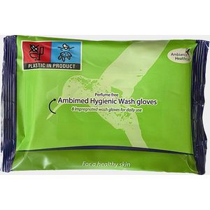 Ambimed Vochtige Wegwerp Washandjes - 8 stuks - Ongeparfumeerd Per 10 pakjes, 80 washandjes voor 37,95