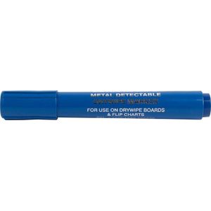 BST detecteerbare whiteboardmarker voedingsindustrie blauw doos van 10 stuks - 8716244294830