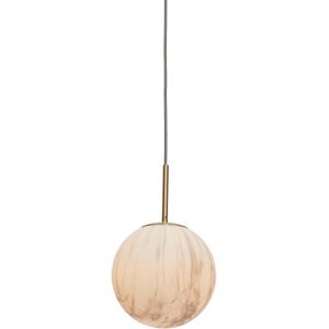 Hanglamp Carrara - Goud/Wit - Ø22cm