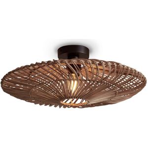 Good&Mojo Plafonniere Zanzibar L rotan/plat dia.55xh.14cm. naturel
