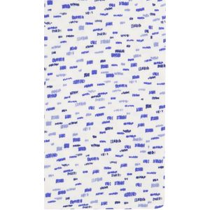 Ledub - Overhemd - Wit Blauw Geprint - Katoenmix