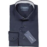 Ledub - Modern Fit - Overhemd - Donkerblauw - Strijkvrij - Heren