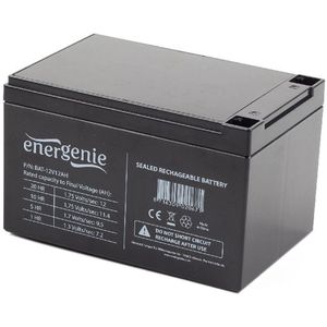 Gembird Energenie oplaadbaar Gel batterij 12V/12AH