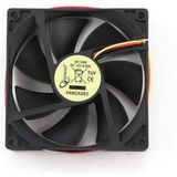 Ventilator (case fan) voor in de PC met glijlager - 92 x 92 x 25 mm