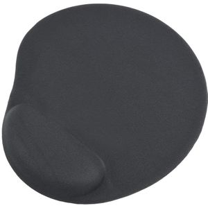 Gembird MP-GEL-BLACK - Mauspad mit Handgelenkpolsterkissen - Schwarz