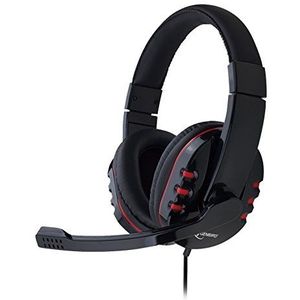 Gembird MHS-402 stereo headset zwart/rood