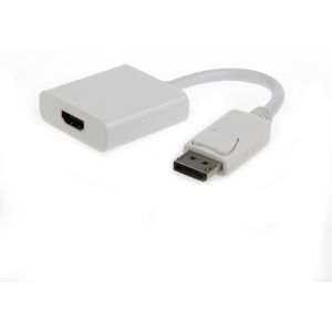 DisplayPort naar HDMI adapter - DP 1.1 / HDMI 1.3 (Full HD 1080p) / wit - 0,10 meter