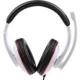 Gembird MHS-001-GW - Koptelefoon met microfoon, glossy wit