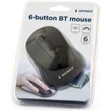 Bluetooth - Optische Muis - Zwart - Bluetooth v.3.0 - 6 Knoppen