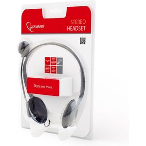 Stereo Headset met Volume Control, Black Color