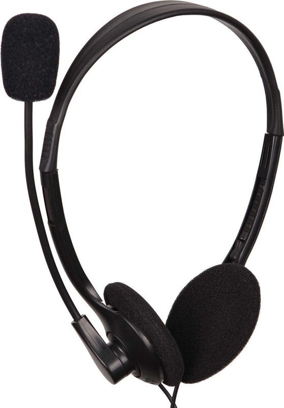 Gembird - Stereo On-Ear Headset - Zwart - 2x 3,5mm Jack - 1,8 Meter