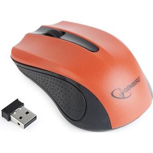 Enzo - Draadloze Optische Muis - Rood/Zwart - USB - 6 Knoppen