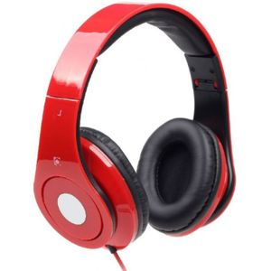 Gembird - Detroit - Koptelefoon - Rood - Vouwbaar - Ingebouwde Microfoon