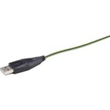 Gembird - Gaming Muis - Groen - USB - 6-Knops - 600-2400 dpi