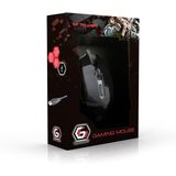 Gembird MUSG-001-B - Gaming muis, zwart/blauw