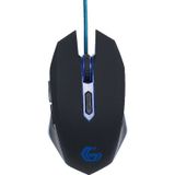 Gembird MUSG-001-B - Gaming muis, zwart/blauw