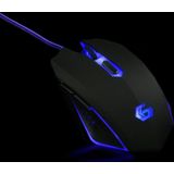 Gembird MUSG-001-B - Gaming muis, zwart/blauw