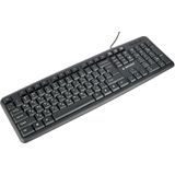 Gembird - Toetsenbord - Zwart - Standaardformaat - 104 Toetsen