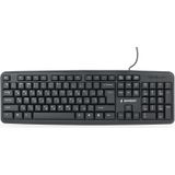 Gembird - Toetsenbord - Zwart - Standaardformaat - 104 Toetsen