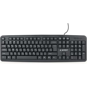 Gembird - Toetsenbord - Zwart - Standaardformaat - 104 Toetsen