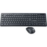 Gembird - WCH-01 - Draadloos Toetsenbord En Muis - Zwart - Inclusief Batterijen