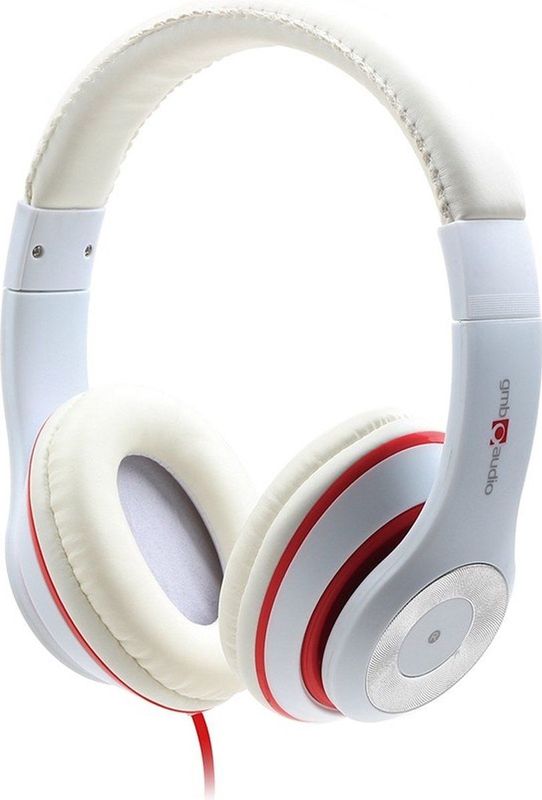 Gembird MHS-LAX-W Koptelefoon met Microfoon Los Angeles Wit